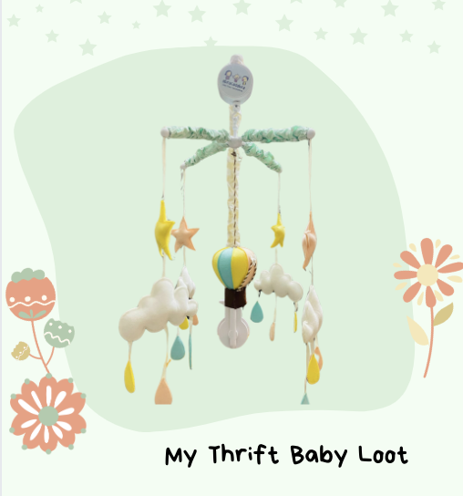 Preloved Abracadabra musical cot mobile